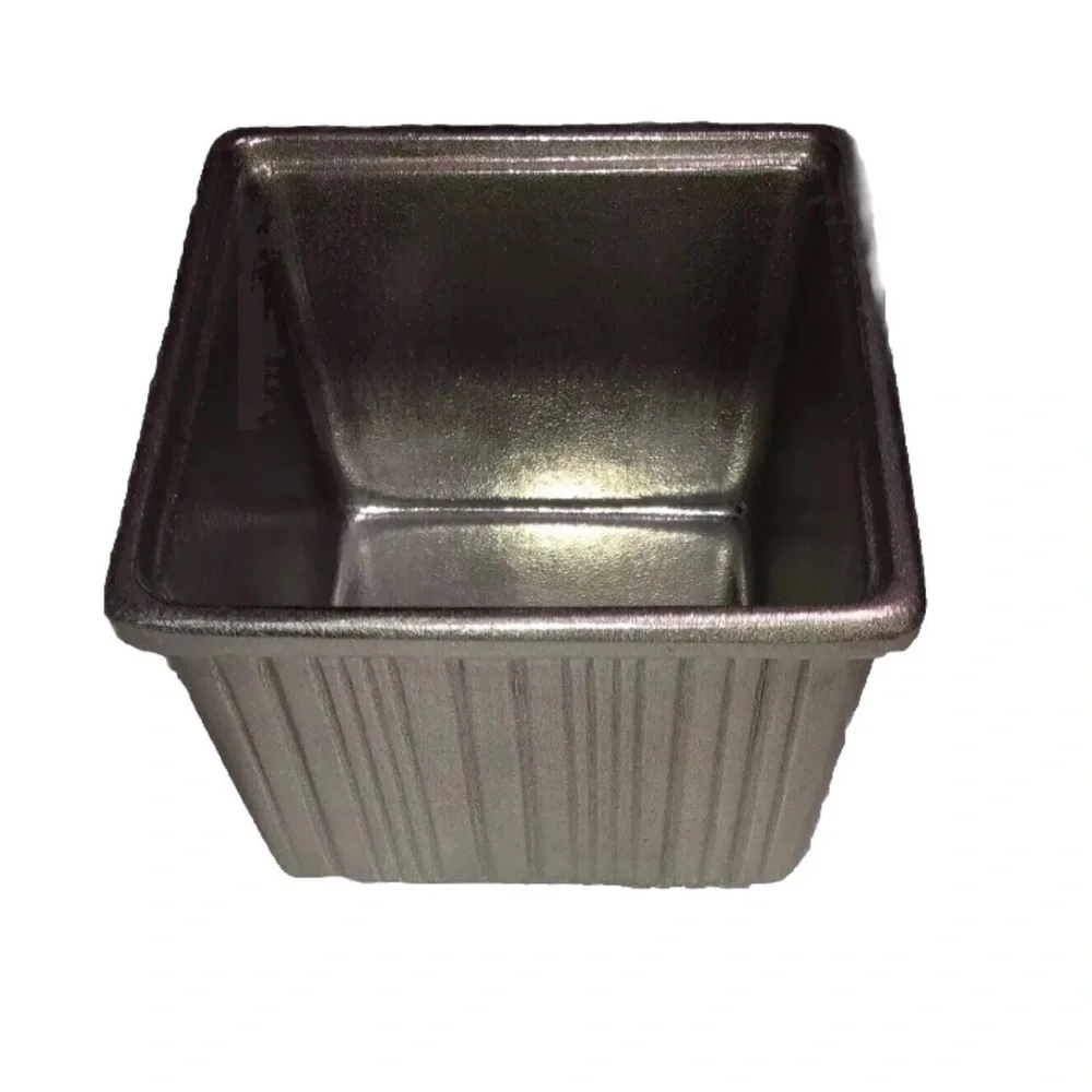 Bon Chef 9502 N Cast Aluminum Square Garnish Bowl 72 oz Space Saver Commercial